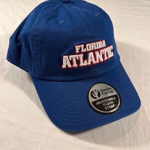 Desert Cactus Florida Atlantic University Baseball Hat Adult OS Blue NEW FAU